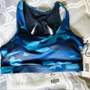 Zyia Navy Camo Back Mesh LnT bra